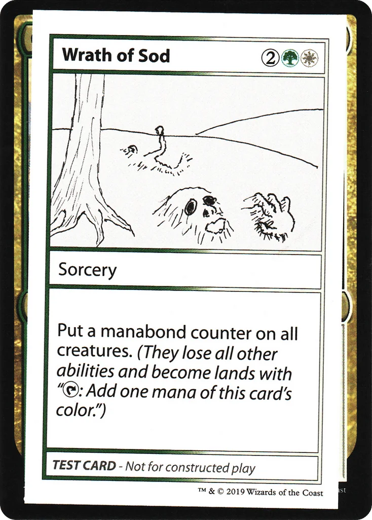 Wrath of Sod · Mystery Booster Playtest Cards 2021