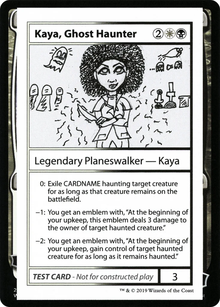Kaya, Ghost Haunter · Mystery Booster Playtest Cards 2021