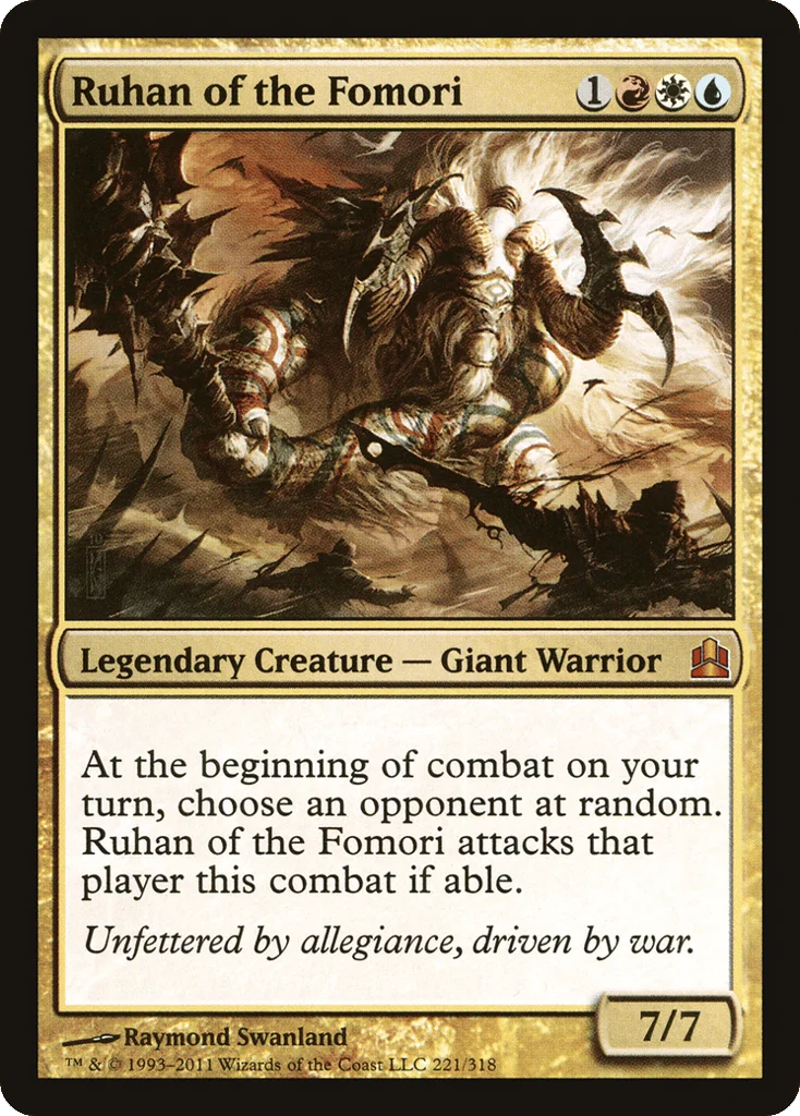 Ruhan of the Fomori · Commander 2011