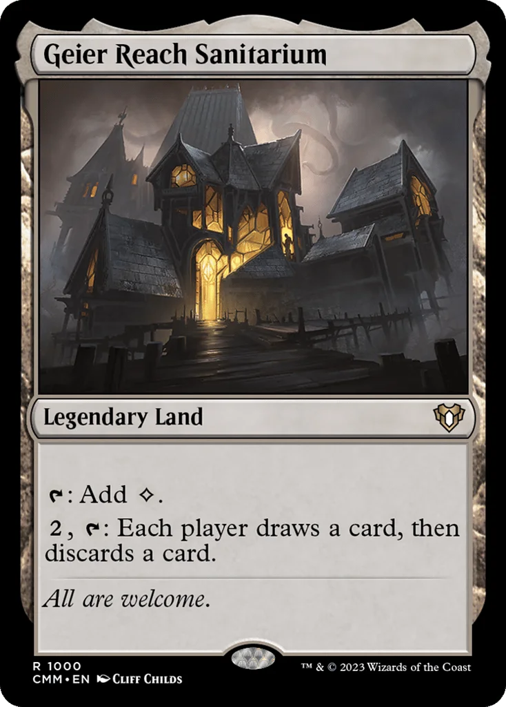 Geier Reach Sanitarium · Commander Masters