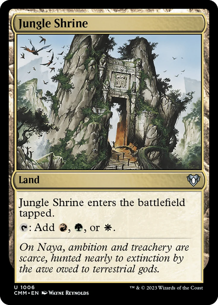 Jungle Shrine · Commander Masters