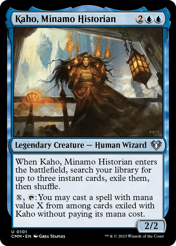 Kaho, Minamo Historian · Commander Masters
