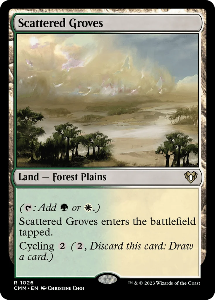Scattered Groves · Commander Masters