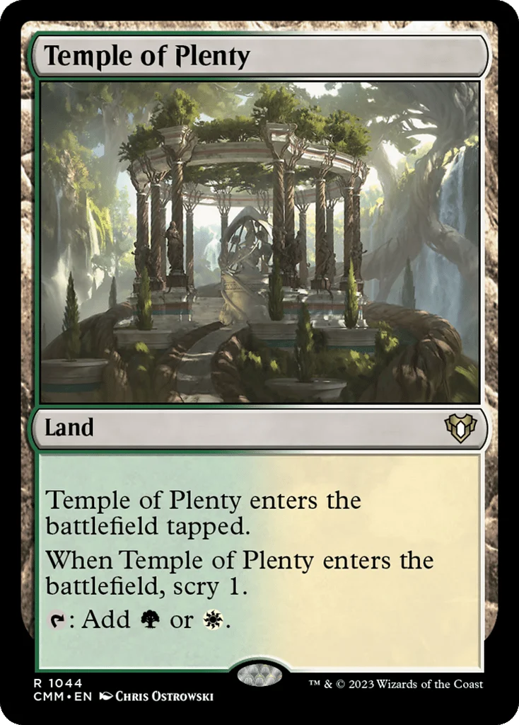 Temple of Plenty · Commander Masters