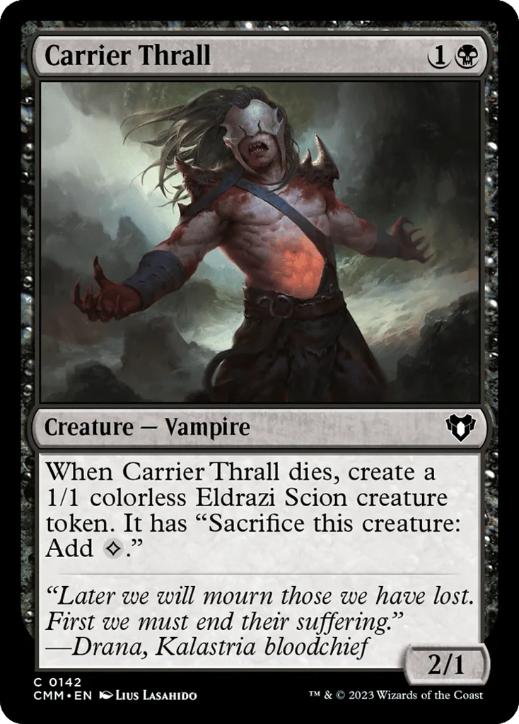Carrier Thrall · Commander Masters