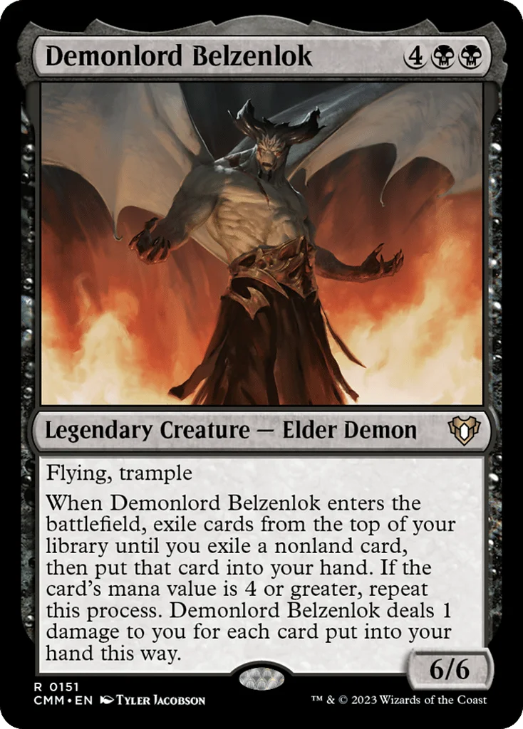 Demonlord Belzenlok · Commander Masters