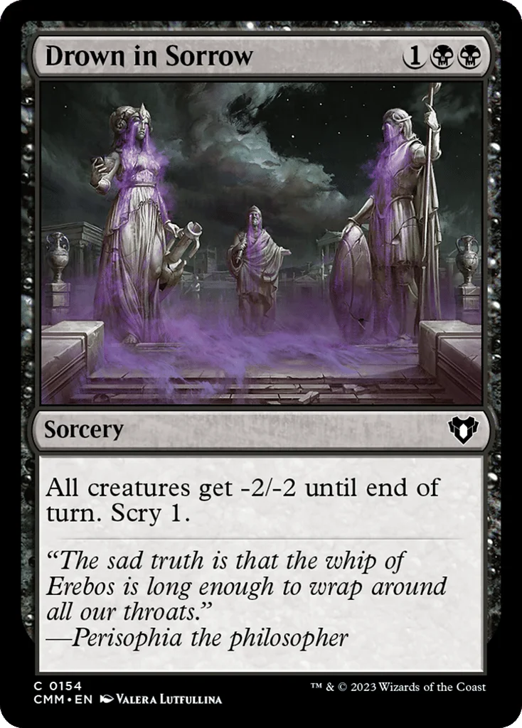 Drown in Sorrow · Commander Masters