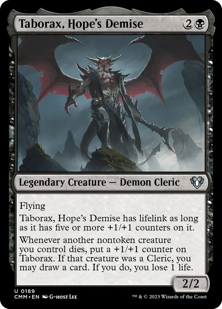 Taborax, Hope's Demise · Commander Masters