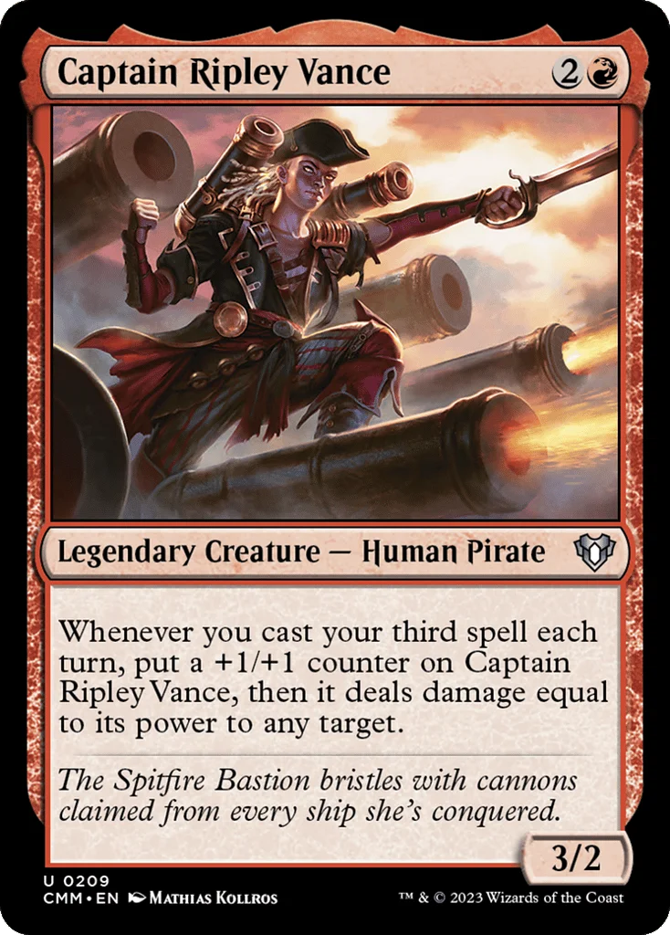 Captain Ripley Vance · Commander Masters