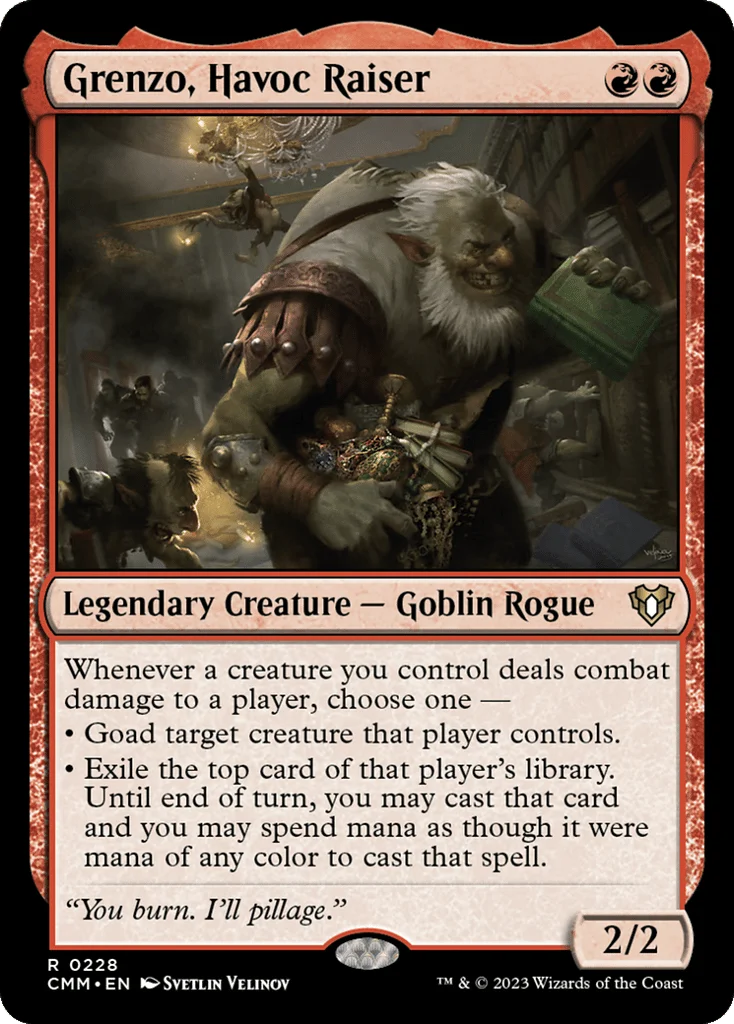 Grenzo, Havoc Raiser · Commander Masters