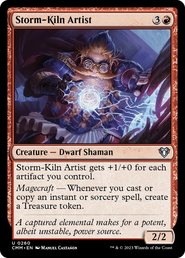 Storm-Kiln Artist · Commander Masters