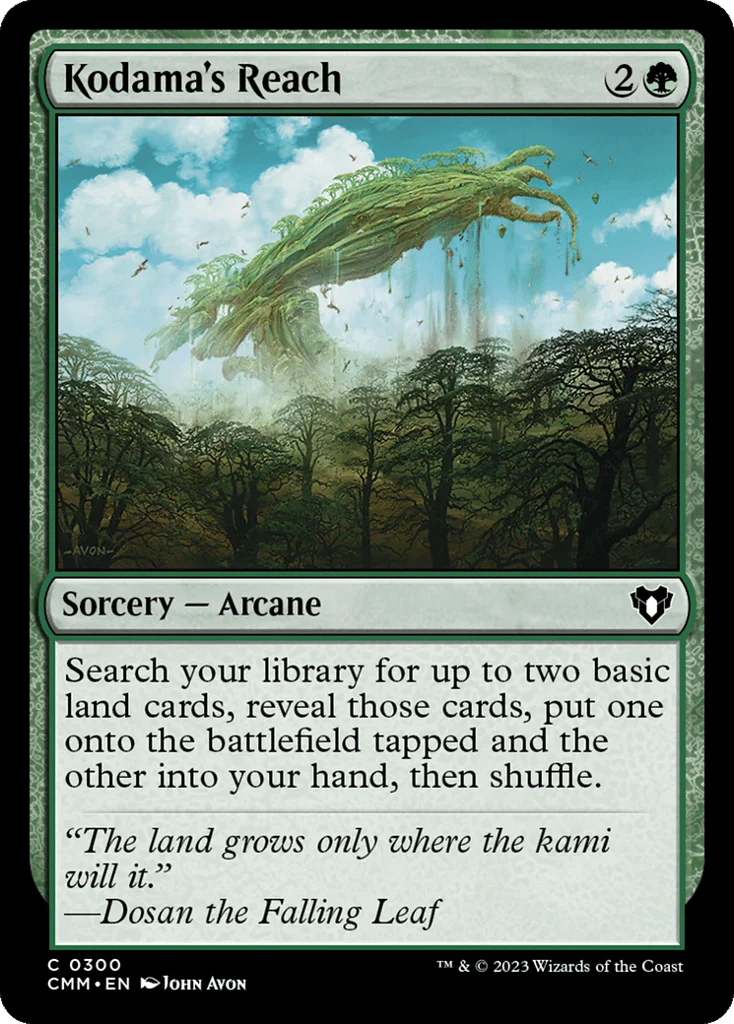 Kodama's Reach · Commander Masters