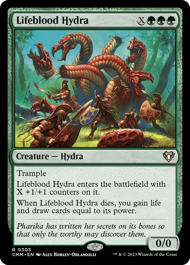 Lifeblood Hydra · Commander Masters