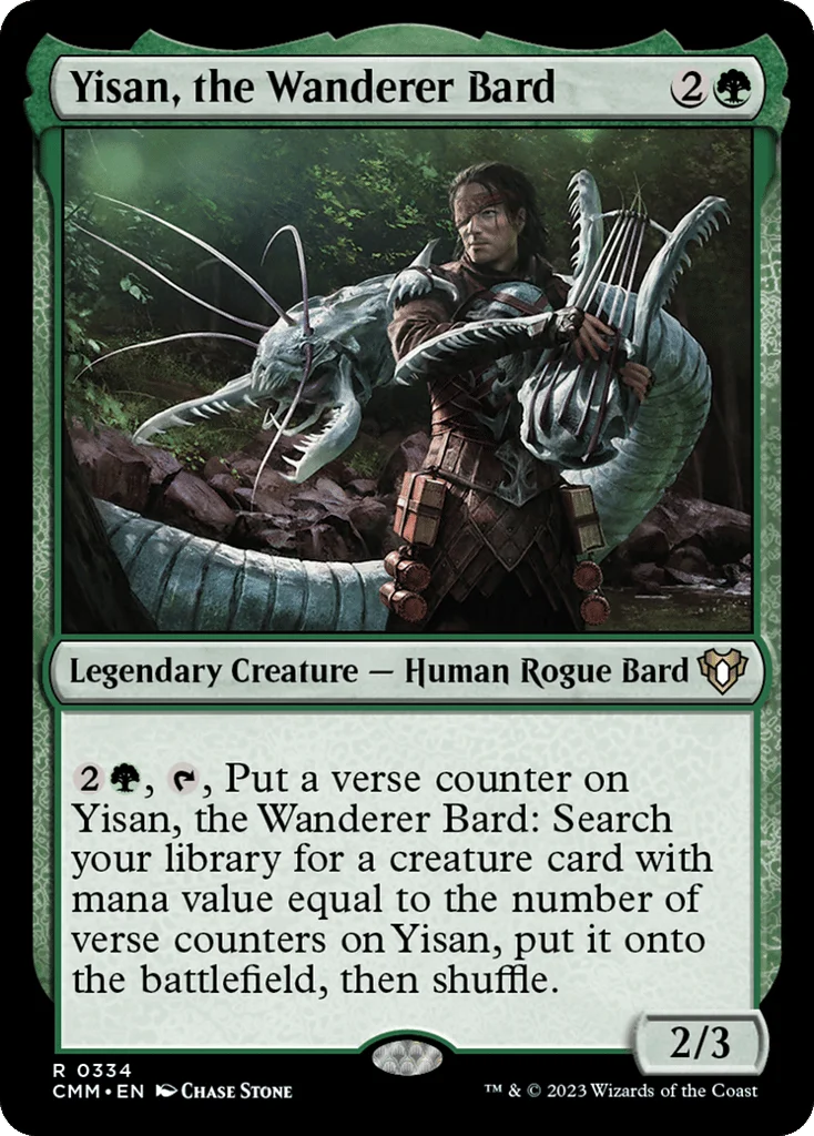 Yisan, the Wanderer Bard · Commander Masters