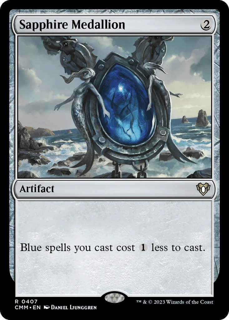 Sapphire Medallion · Commander Masters