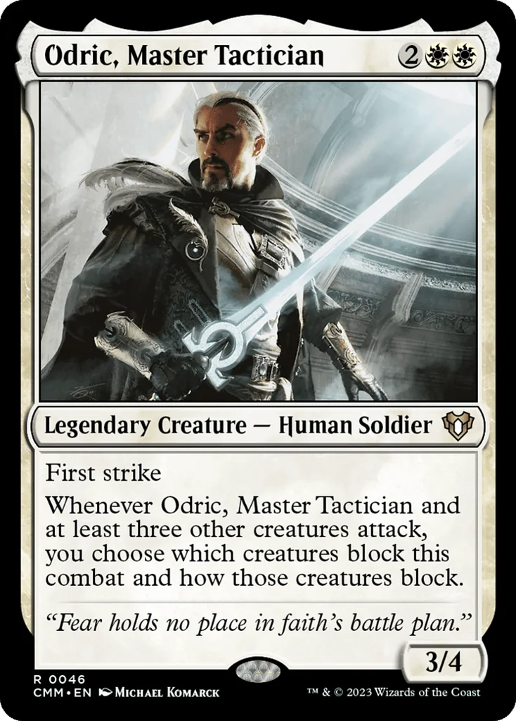Odric, Master Tactician · Commander Masters