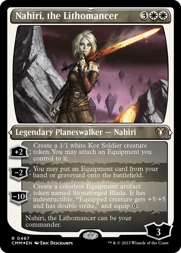 Nahiri, the Lithomancer · Commander Masters