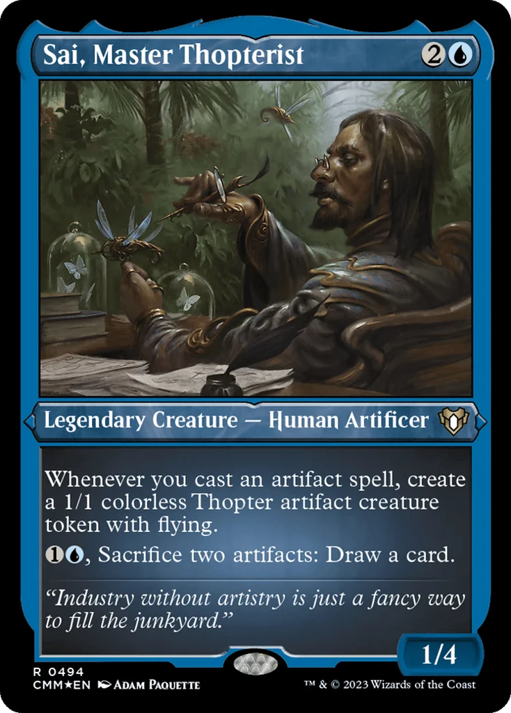 Sai, Master Thopterist · Commander Masters