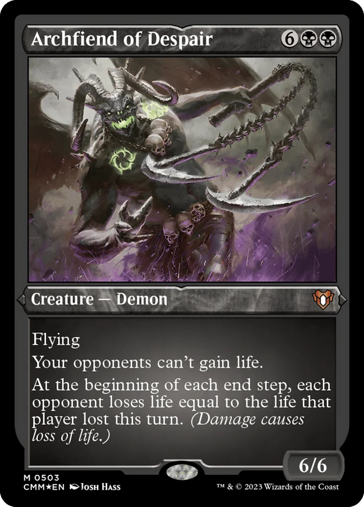 Archfiend of Despair · Commander Masters