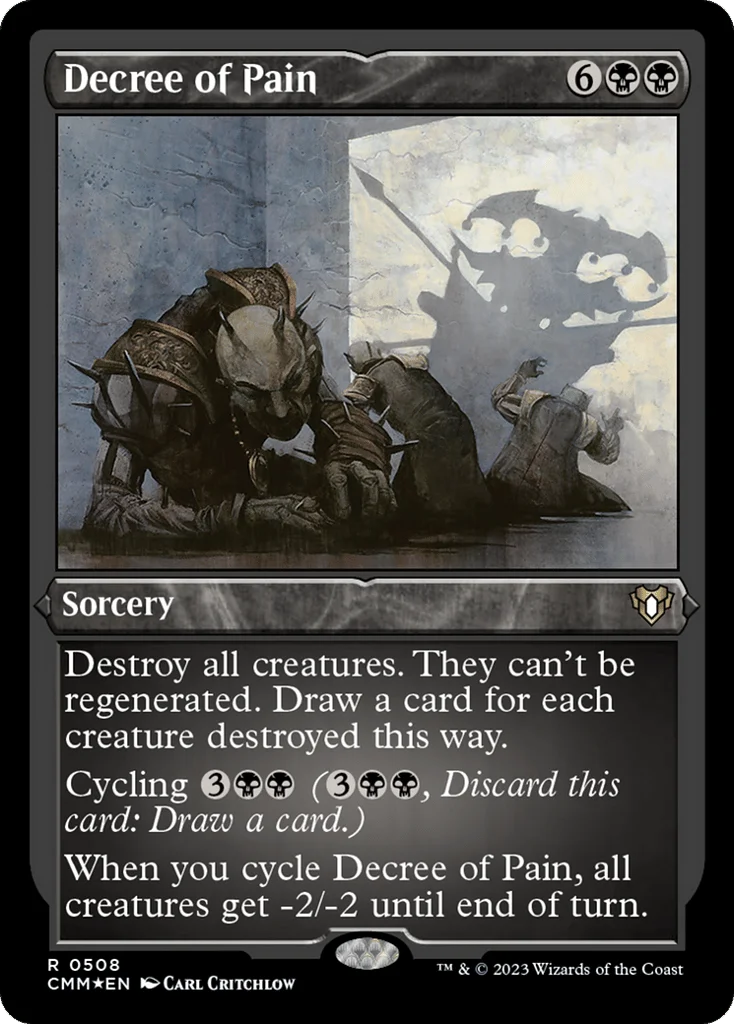 Decree of Pain · Commander Masters