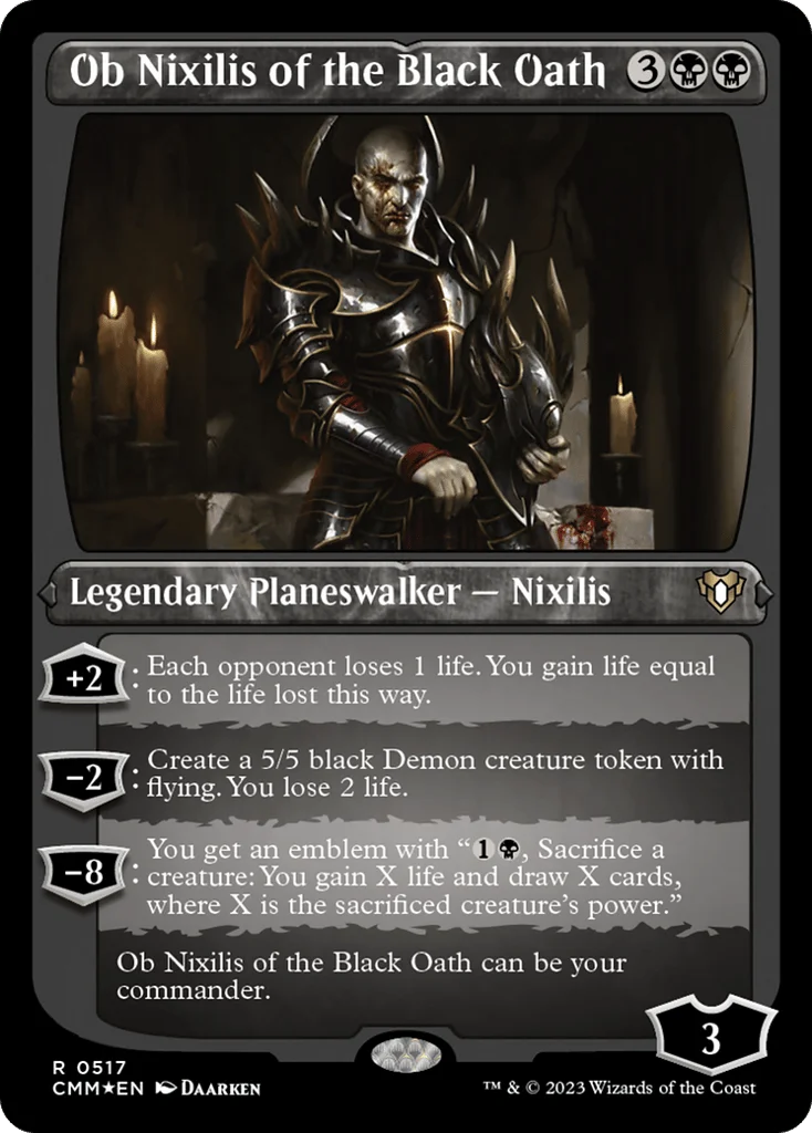 Ob Nixilis of the Black Oath · Commander Masters