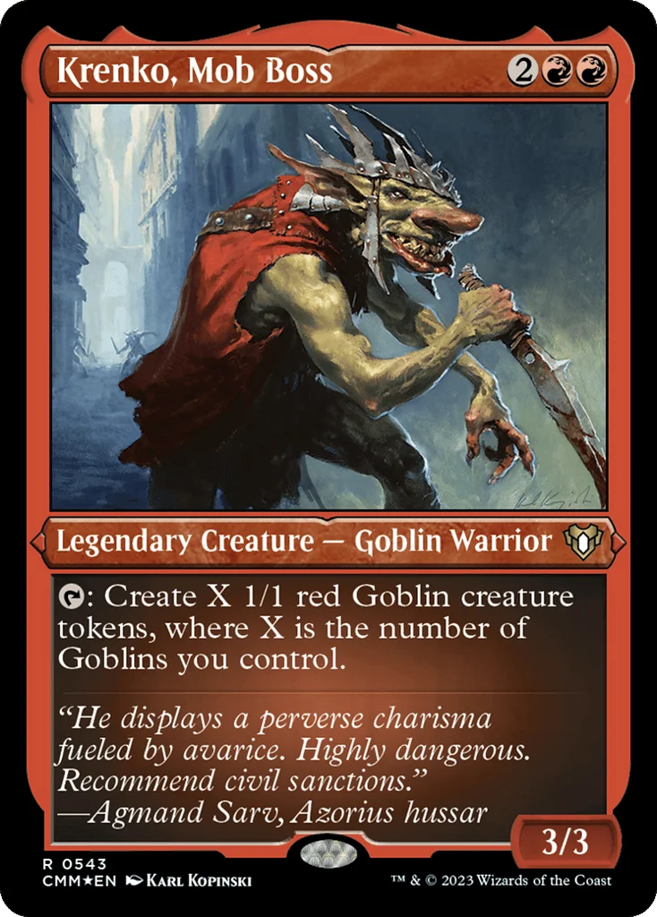 Krenko, Mob Boss · Commander Masters