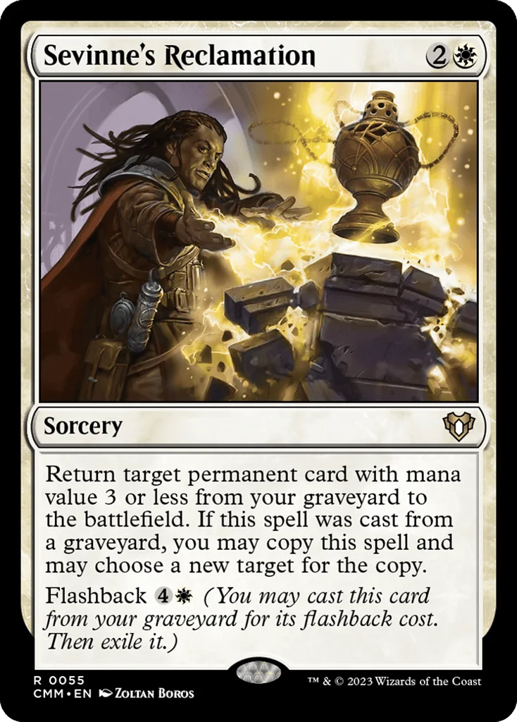 Sevinne's Reclamation · Commander Masters