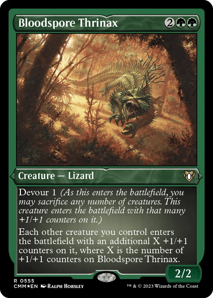 Bloodspore Thrinax · Commander Masters