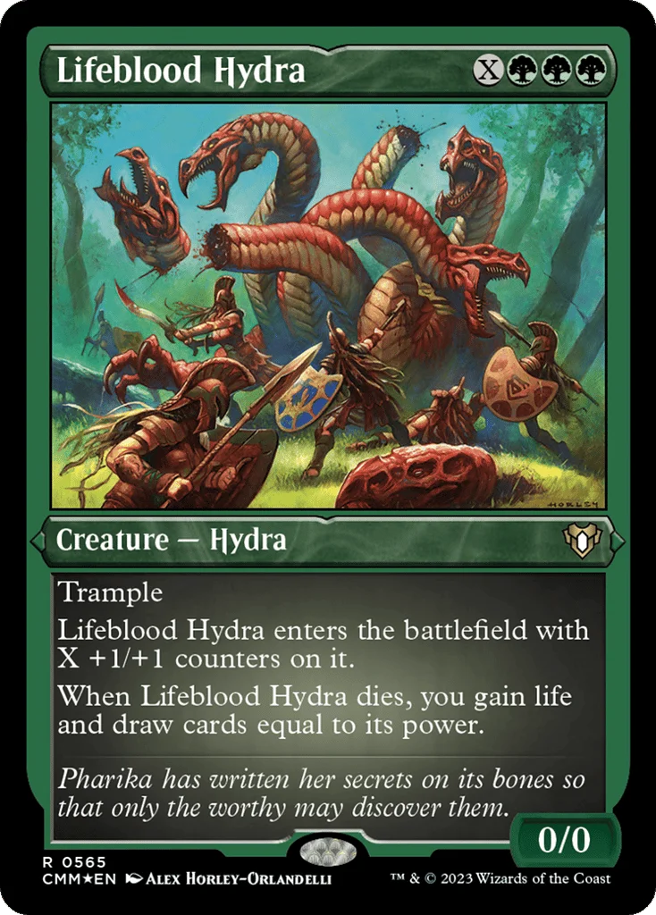 Lifeblood Hydra · Commander Masters