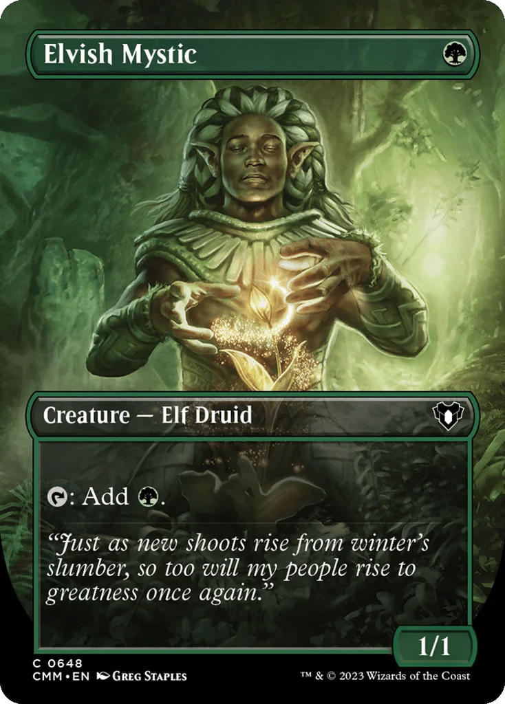 Elvish Mystic · Commander Masters