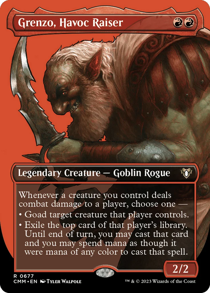 Grenzo, Havoc Raiser · Commander Masters