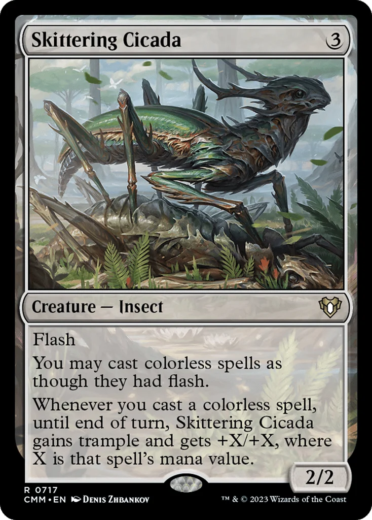 Skittering Cicada · Commander Masters