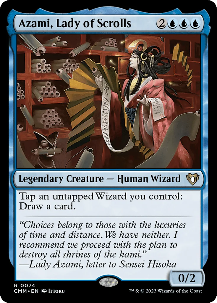 Azami, Lady of Scrolls · Commander Masters