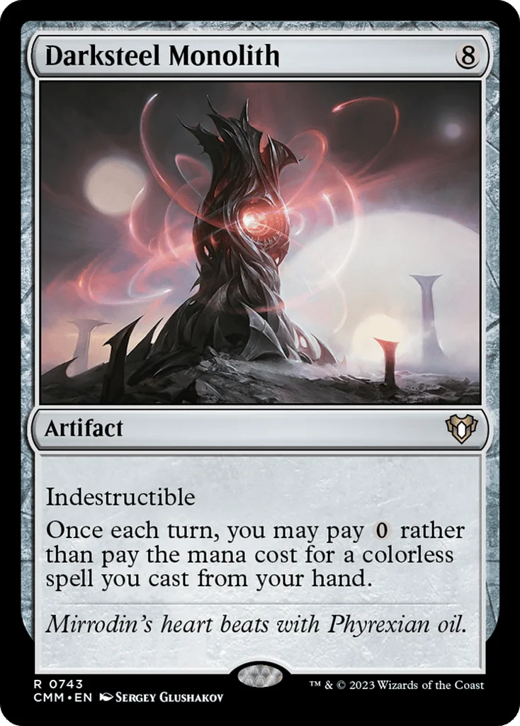 Darksteel Monolith · Commander Masters