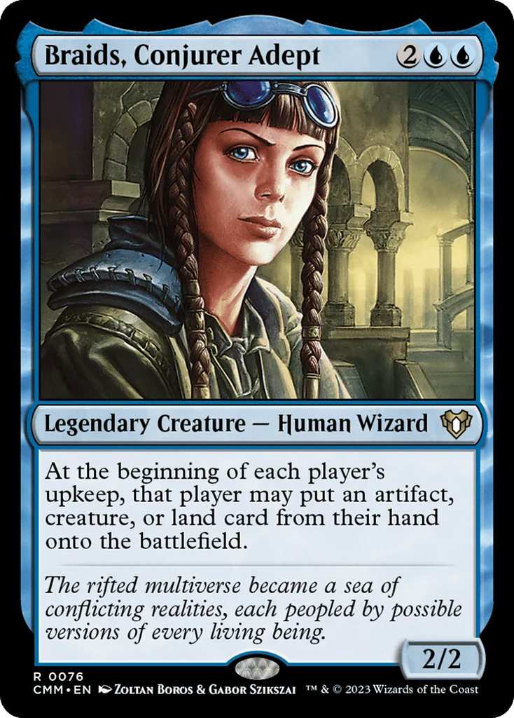 Braids, Conjurer Adept · Commander Masters