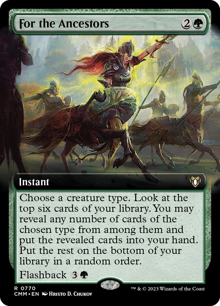 For the Ancestors · Commander Masters