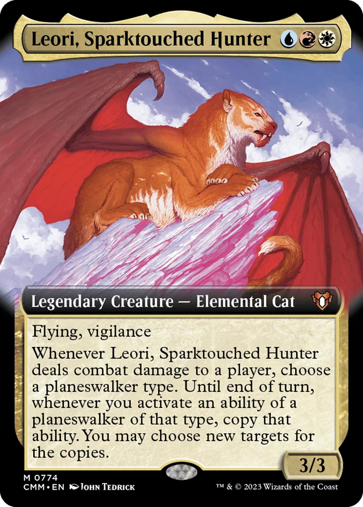 Leori, Sparktouched Hunter · Commander Masters
