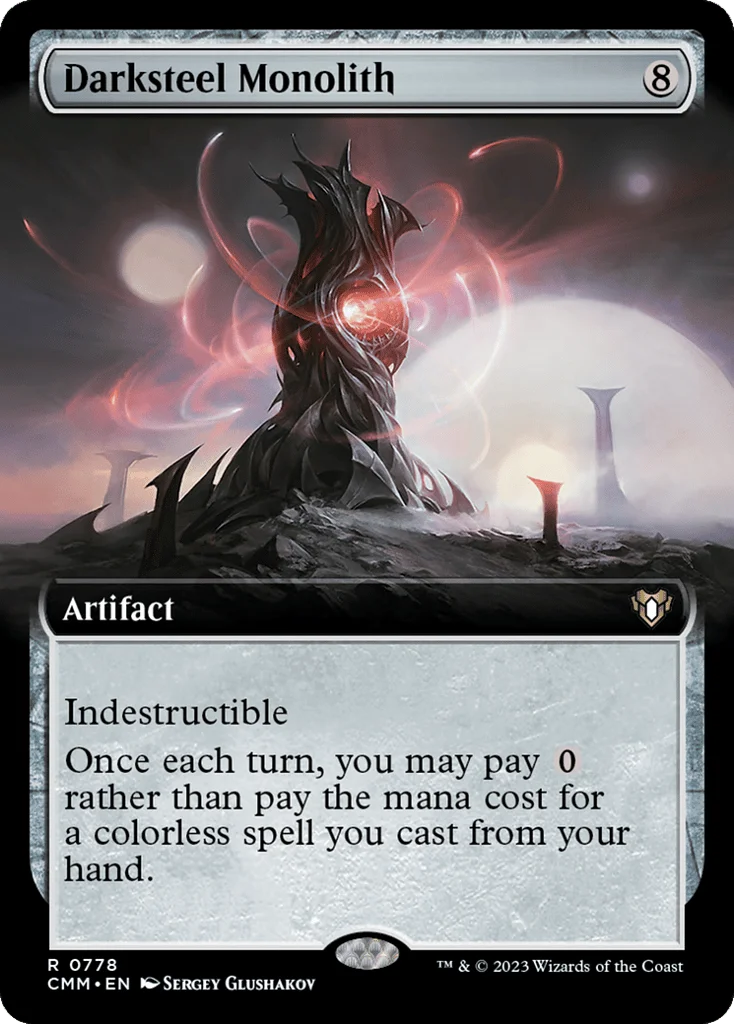 Darksteel Monolith · Commander Masters