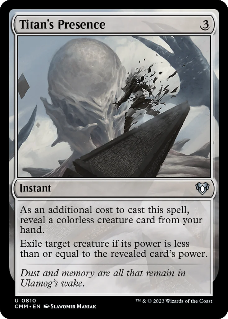 Titan's Presence · Commander Masters