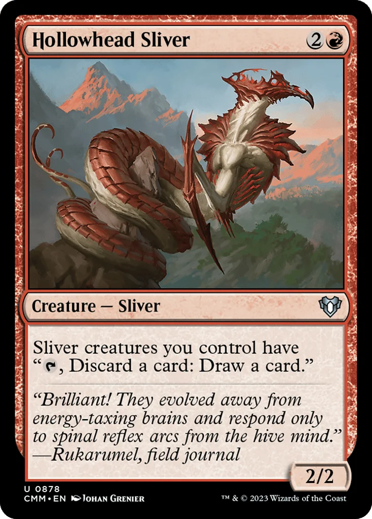 Hollowhead Sliver · Commander Masters