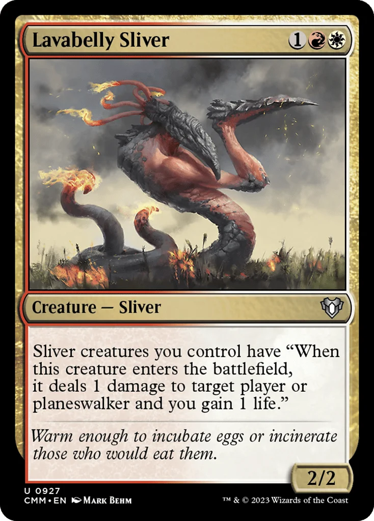 Lavabelly Sliver · Commander Masters