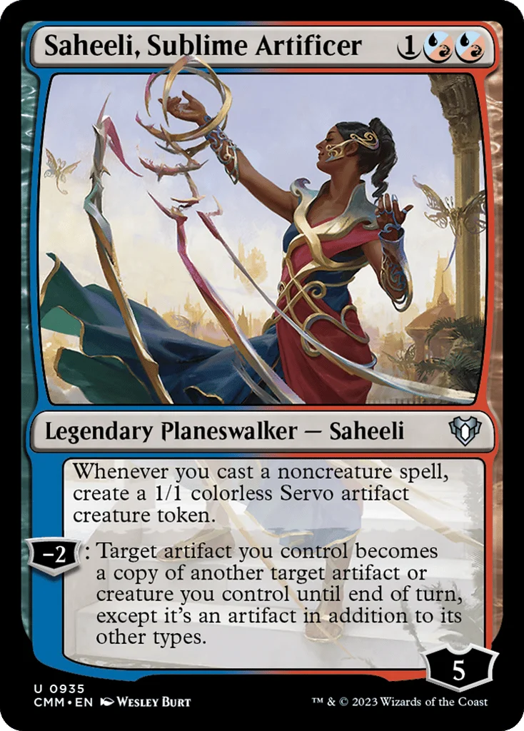Saheeli, Sublime Artificer · Commander Masters