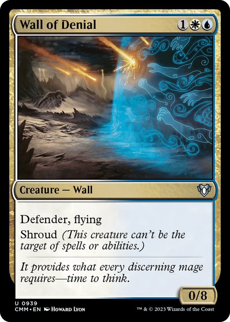 Wall of Denial · Commander Masters