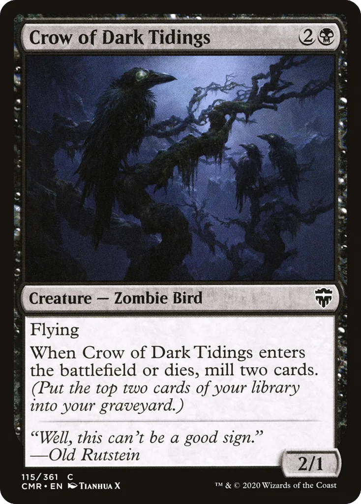 Crow of Dark Tidings · Commander Legends