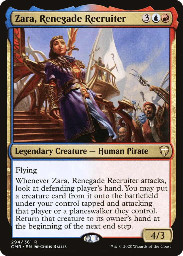 Zara, Renegade Recruiter · Commander Legends