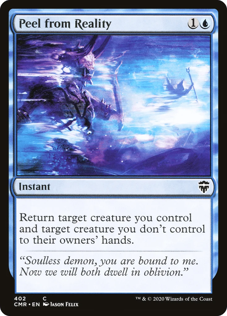 Peel from Reality · Commander Legends