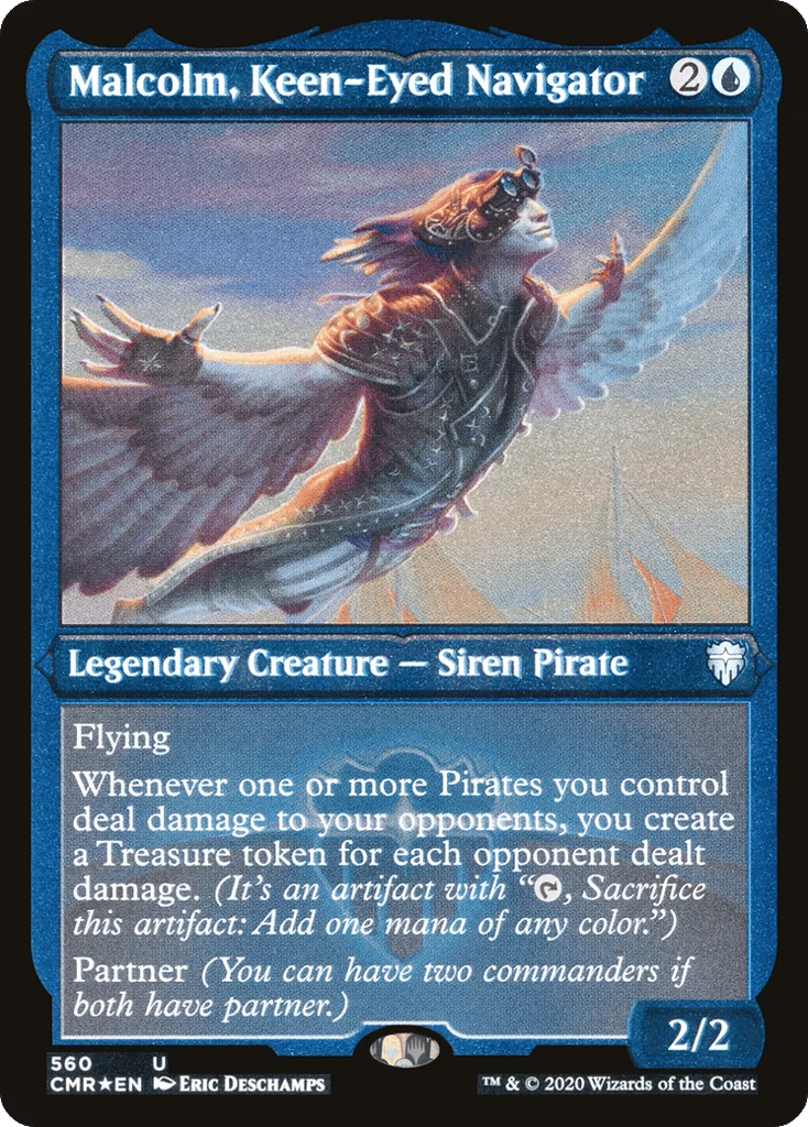 Malcolm, Keen-Eyed Navigator · Commander Legends