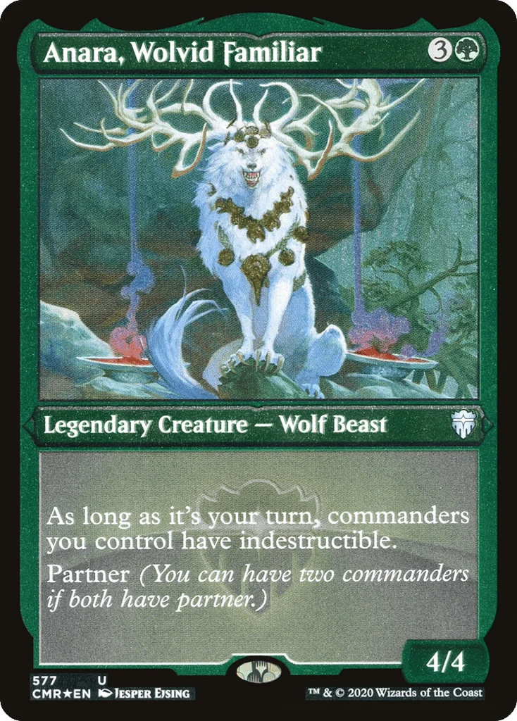 Anara, Wolvid Familiar · Commander Legends