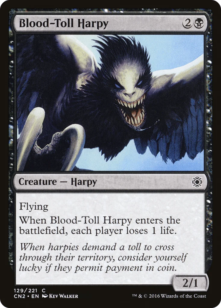 Blood-Toll Harpy · Conspiracy: Take the Crown