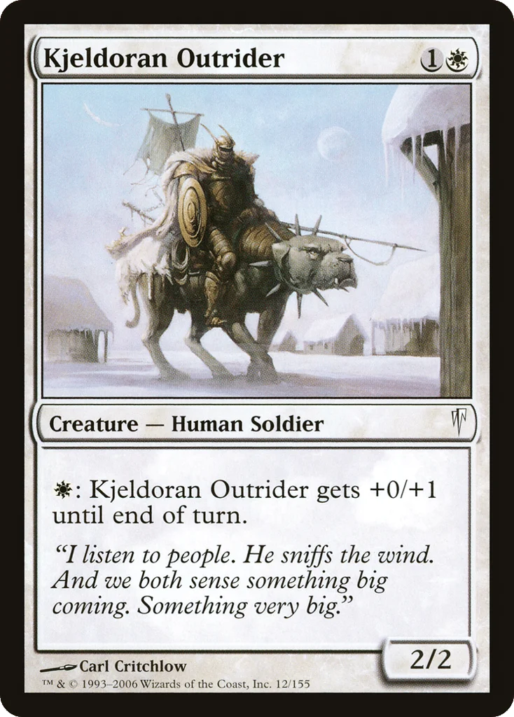 Kjeldoran Outrider · Coldsnap